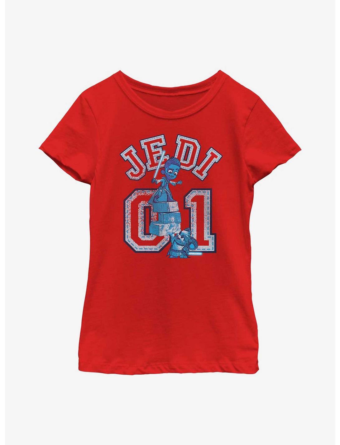 Star Wars: Young Jedi Adventures Jedi 01 Youth Girls T-Shirt, RED, hi-res