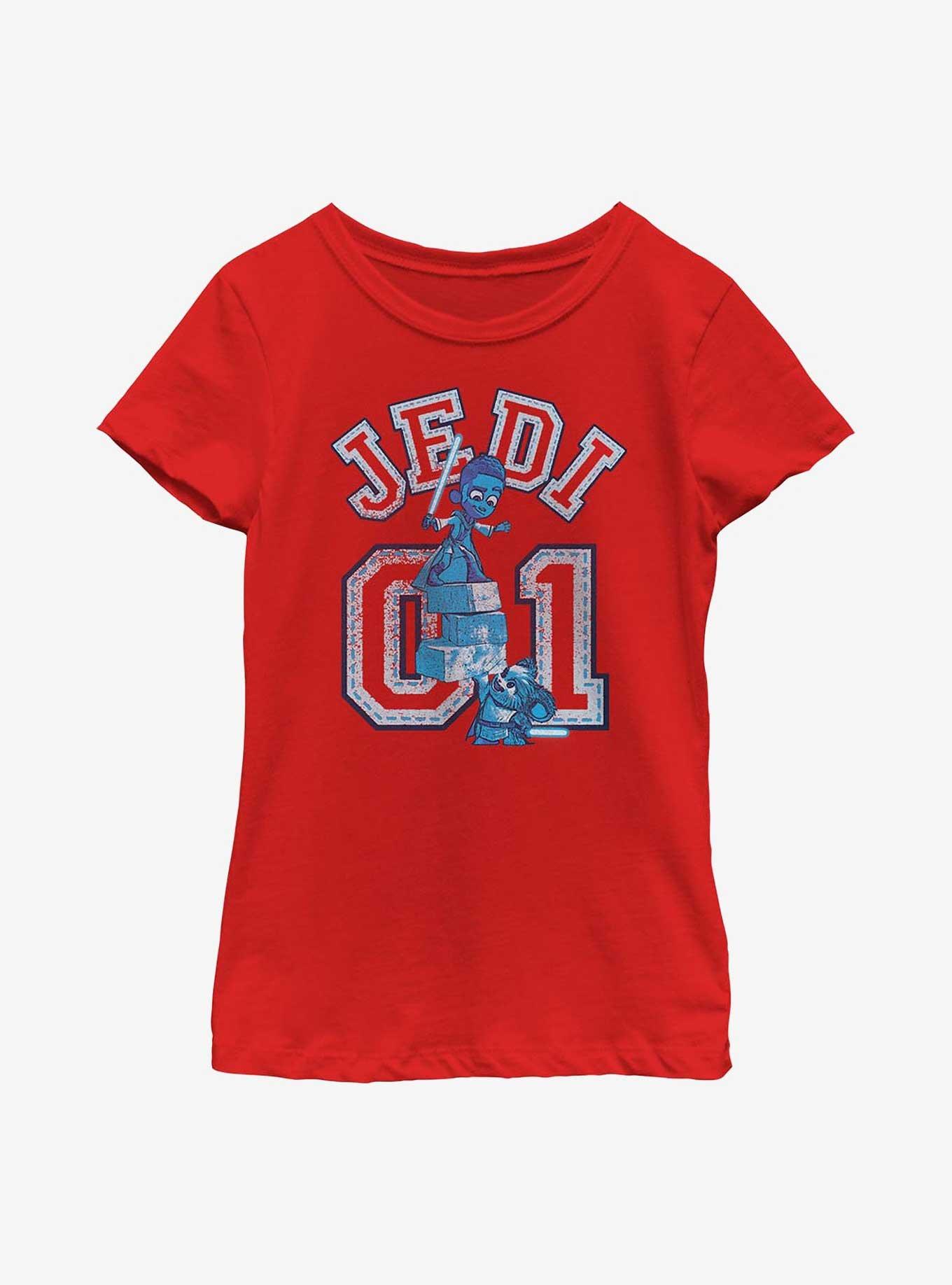 Star Wars: Young Jedi Adventures Jedi 01 Youth Girls T-Shirt, RED, hi-res