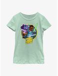 Star Wars: Young Jedi Adventures Jedi Initiates Lys Solay Kai Brightstar and Nubs Youth Girls T-Shirt, MINT, hi-res