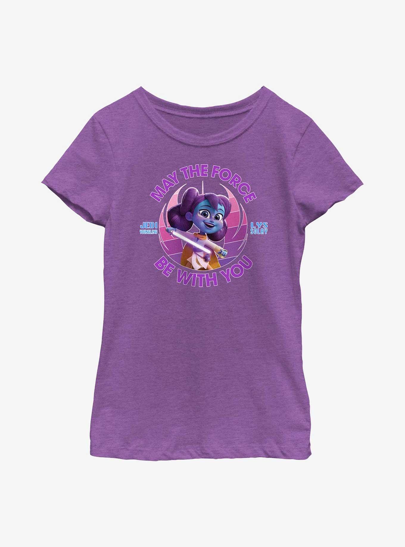 Star Wars: Young Jedi Adventures Lys Solay May The Force Be With You Youth Girls T-Shirt, , hi-res