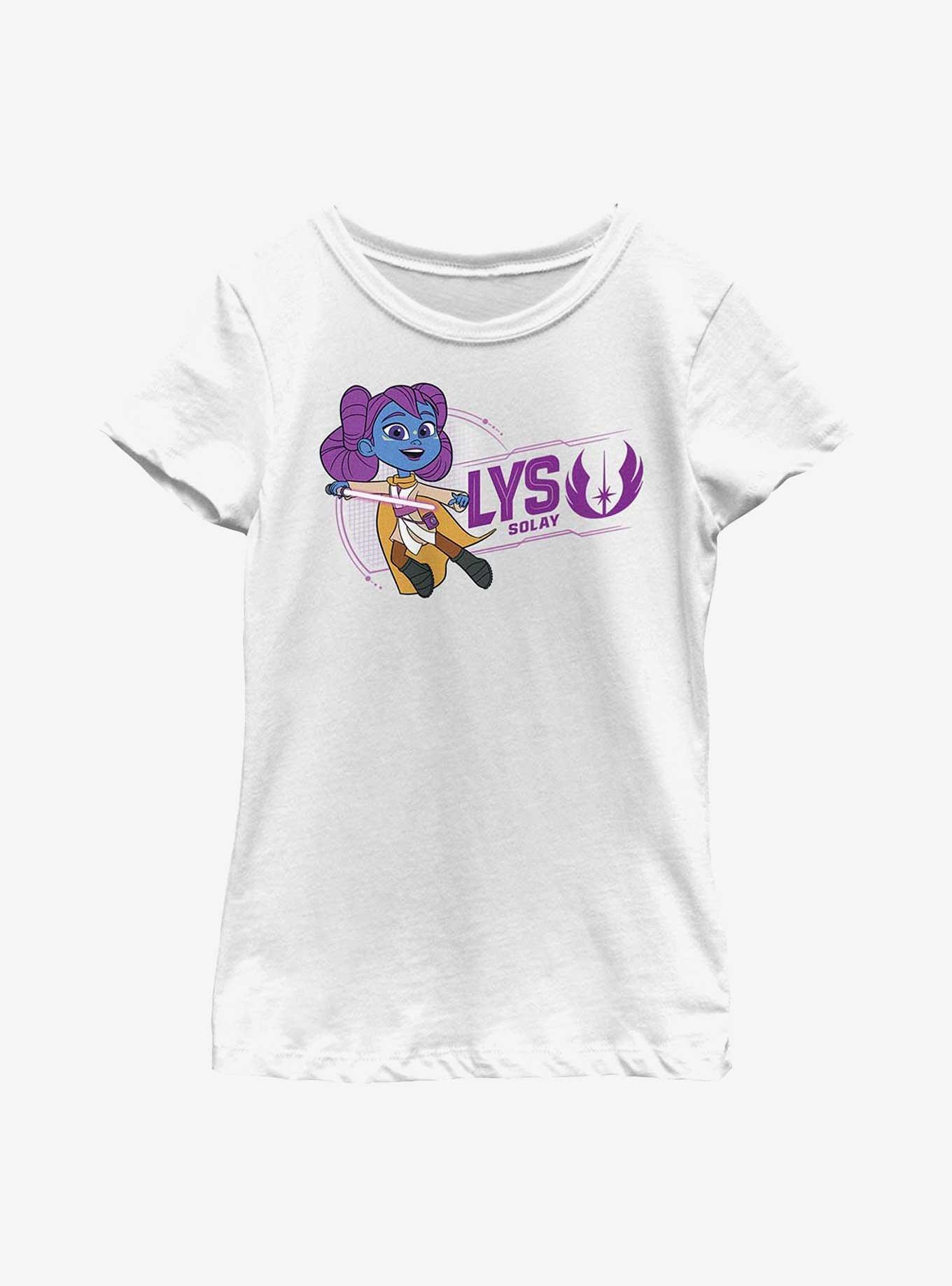 Star Wars: Young Jedi Adventures Lys Solay Youth Girls T-Shirt, WHITE, hi-res