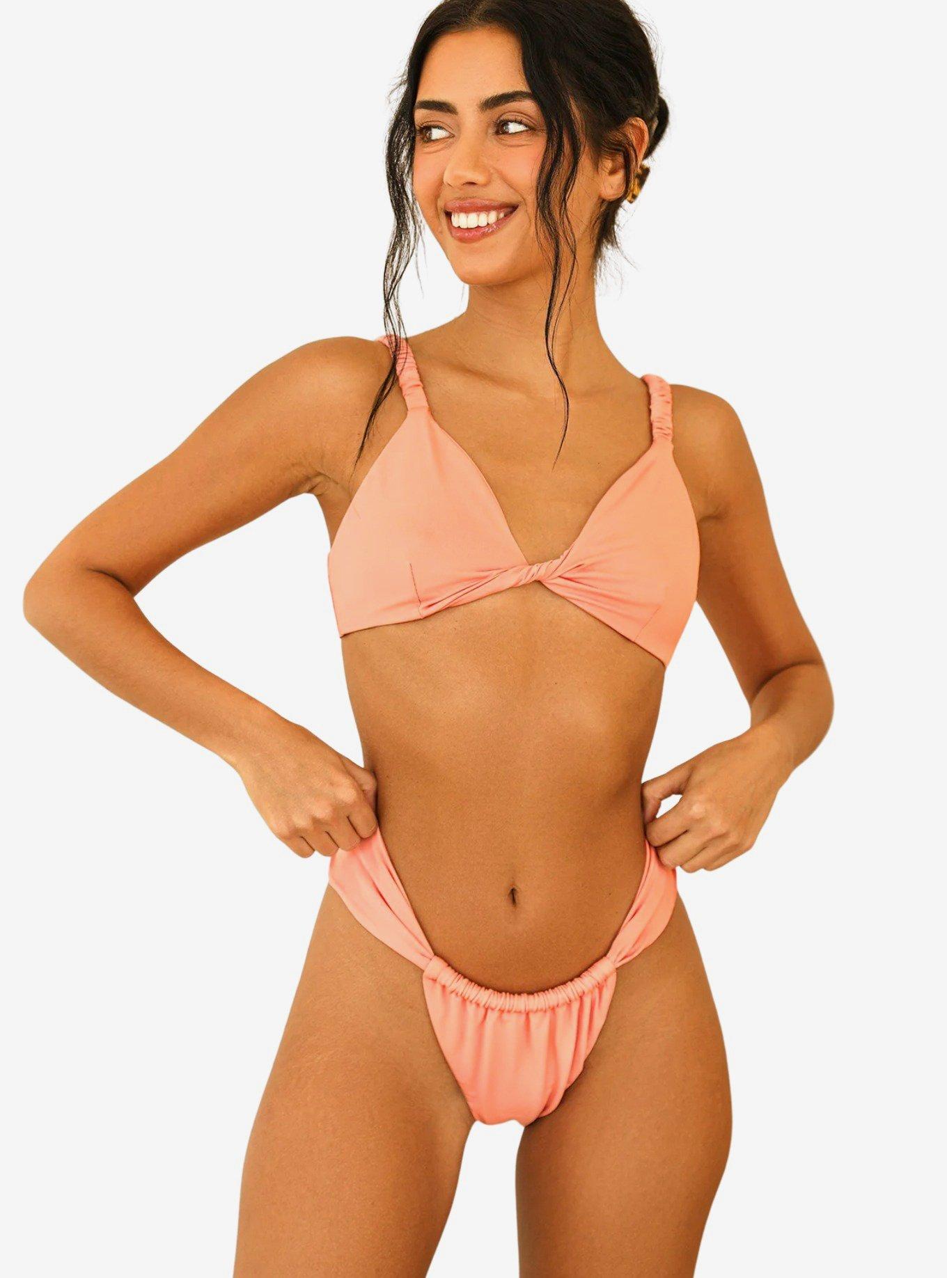 Dippin' Daisy's Bisou Swim Bottom Lotus Orange, ORANGE, hi-res