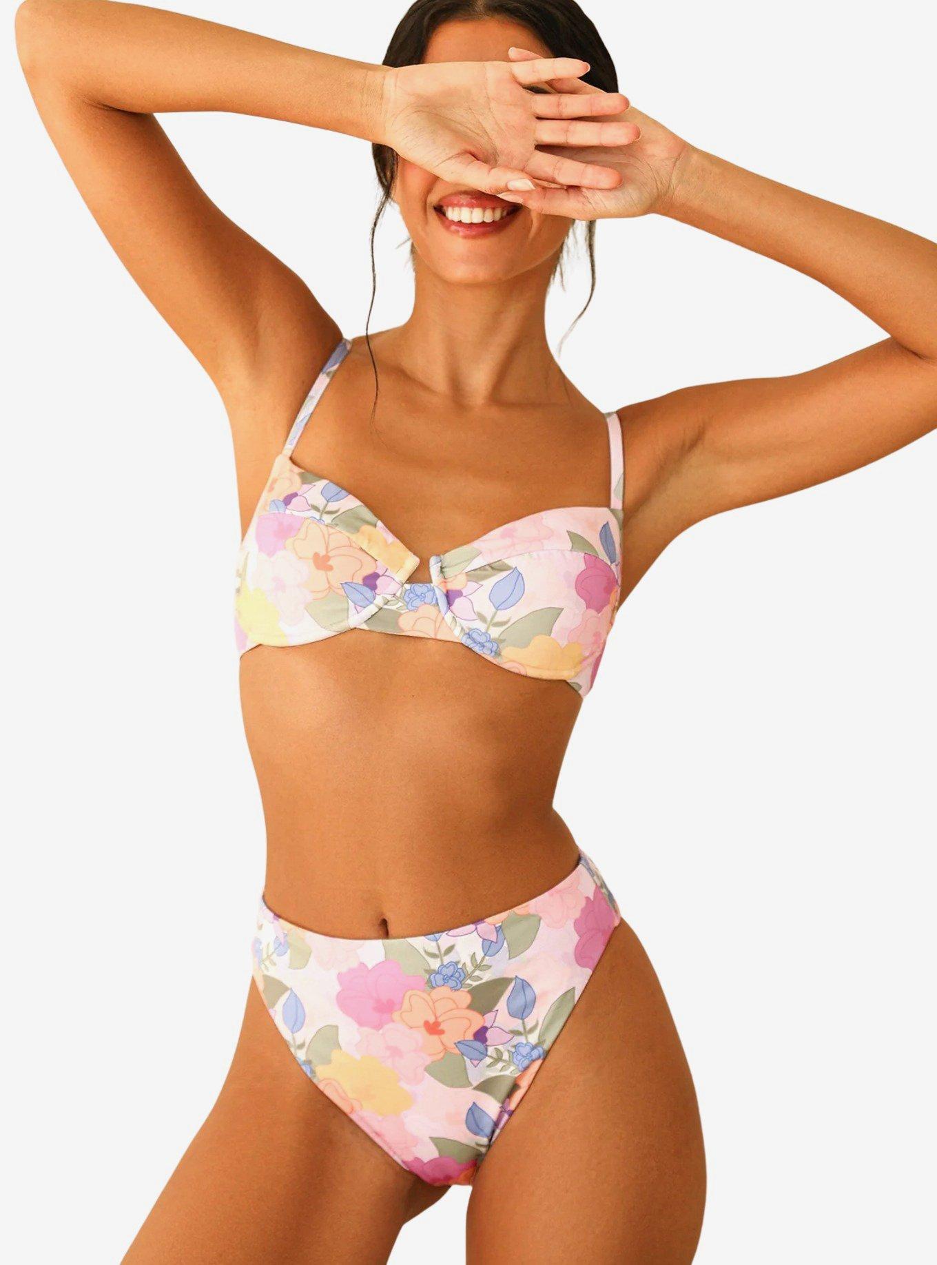 Dippin' Daisy's Gigi Swim Top Zen Garden Floral, , hi-res