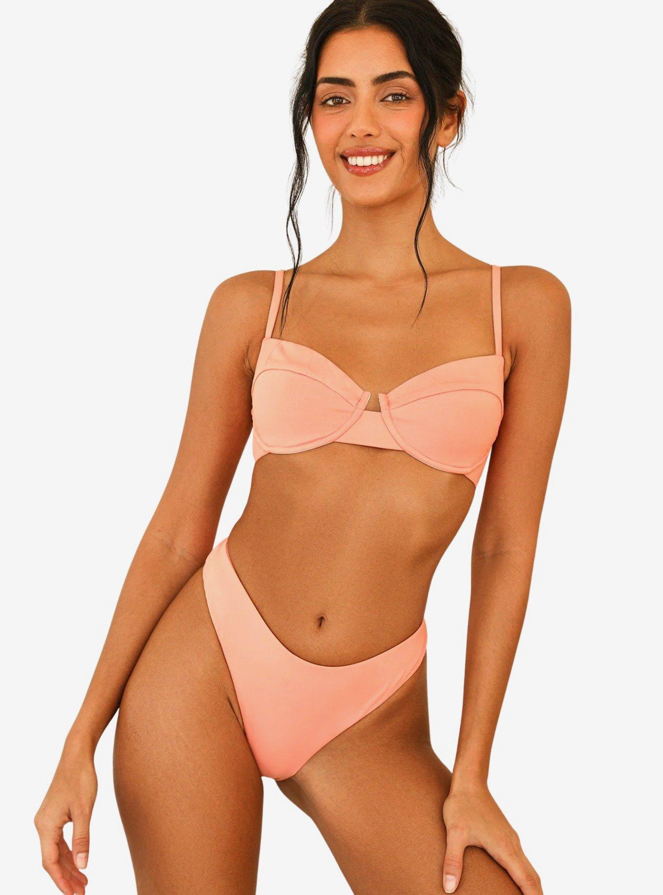 Dippin' Daisy's Gigi Swim Top Lotus Orange, ORANGE, hi-res