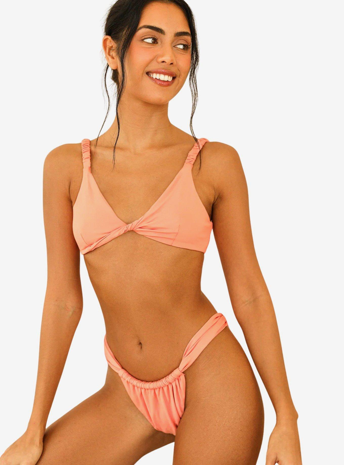 Dippin' Daisy's Maui Swim Top Lotus Orange, ORANGE, hi-res