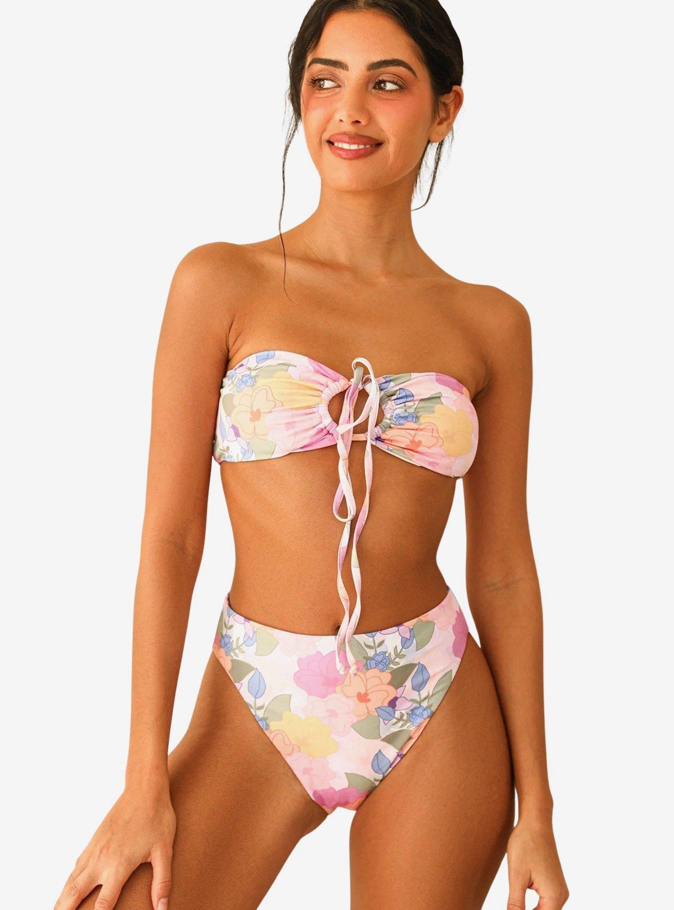 Dippin' Daisy's Seashore Swim Bottom Zen Garden Floral, , hi-res