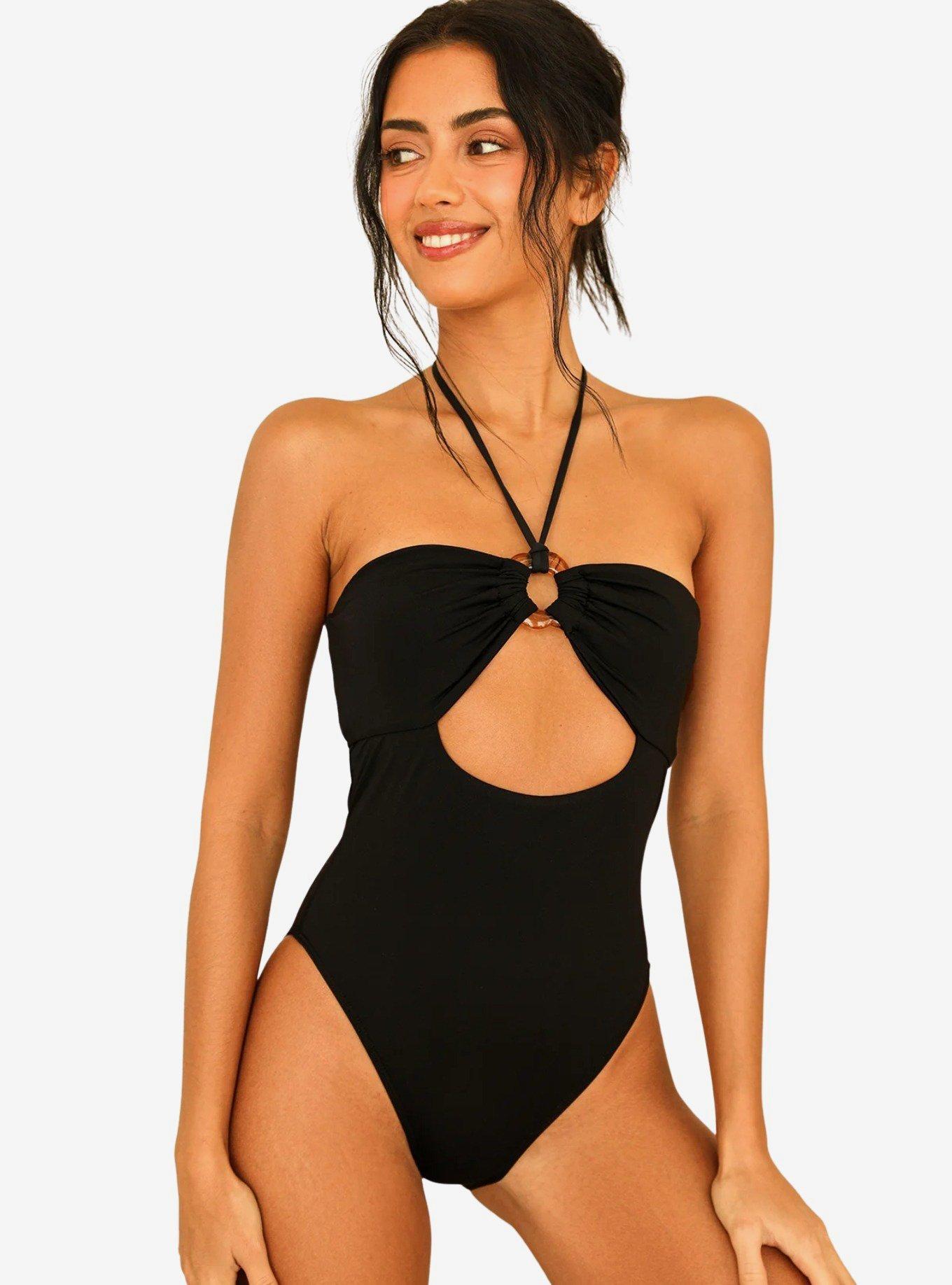 Dippin' Daisy's Wave Rider Swim One Piece Black, , hi-res