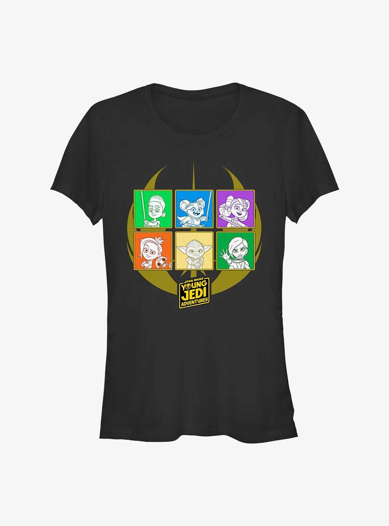 Star Wars: Young Jedi Adventures Group Boxup Girls T-Shirt, , hi-res