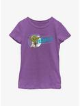 Star Wars: Young Jedi Adventures Master Yoda Youth Girls T-Shirt, PURPLE BERRY, hi-res
