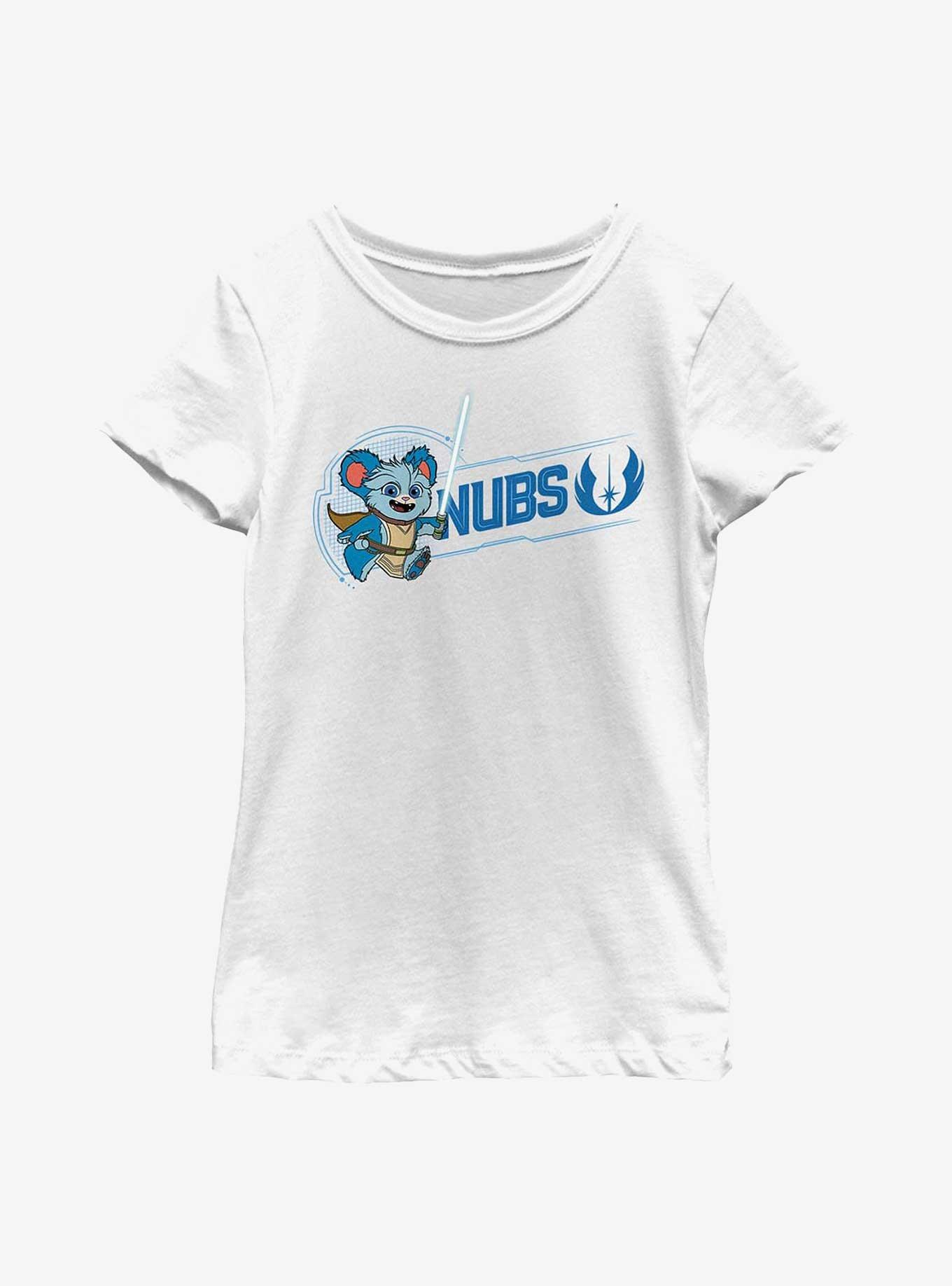 Star Wars: Young Jedi Adventures Nubs Badge Youth Girls T-Shirt, , hi-res