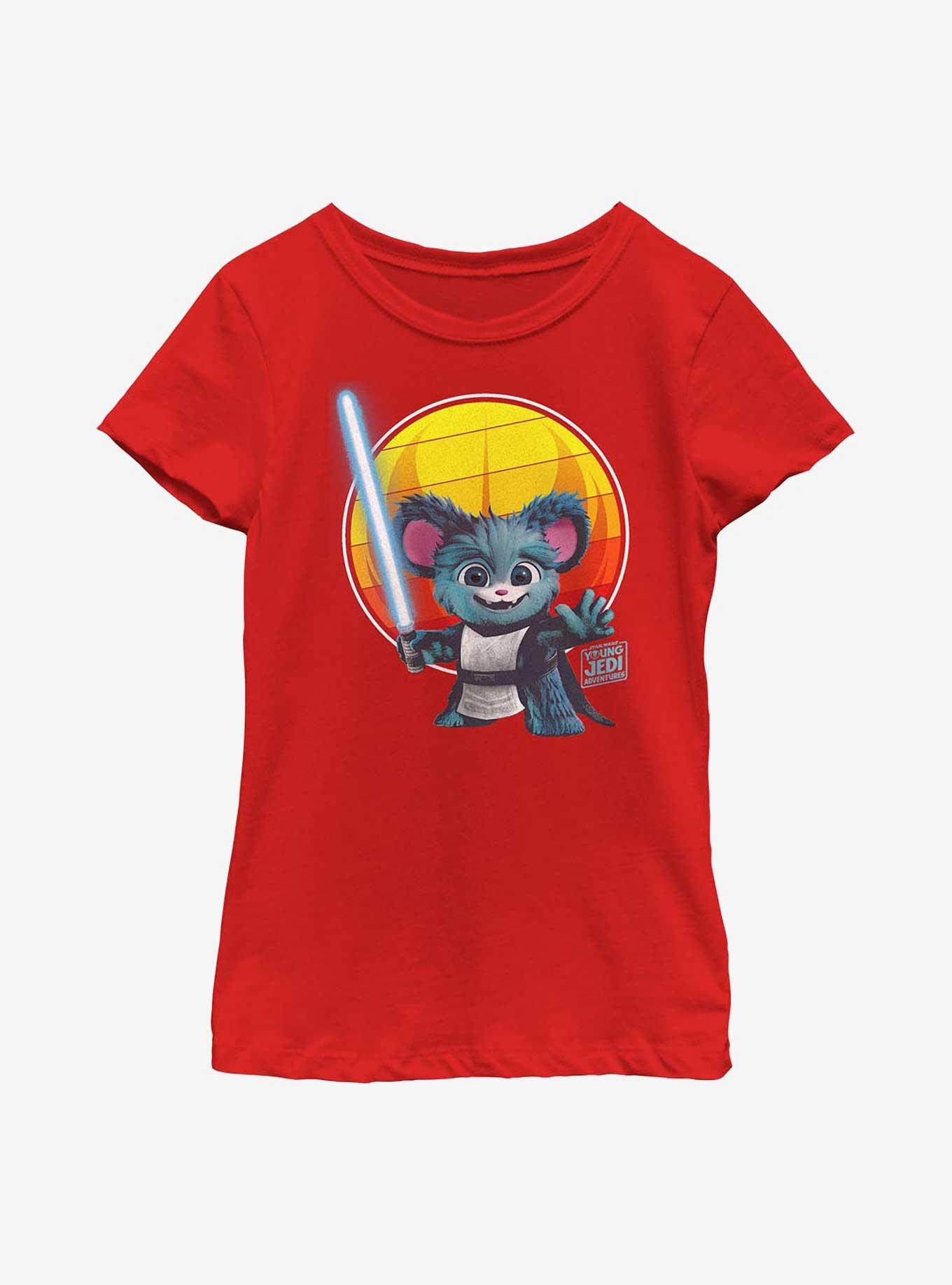 Star Wars: Young Jedi Adventures Twilight of Nubs Youth Girls T-Shirt, RED, hi-res
