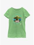 Star Wars: Young Jedi Adventures Master Yoda May The Force Be With You Youth Girls T-Shirt, GRN APPLE, hi-res