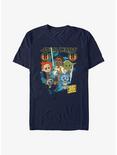 Star Wars: Young Jedi Adventures Galactic Heroes T-Shirt, NAVY, hi-res