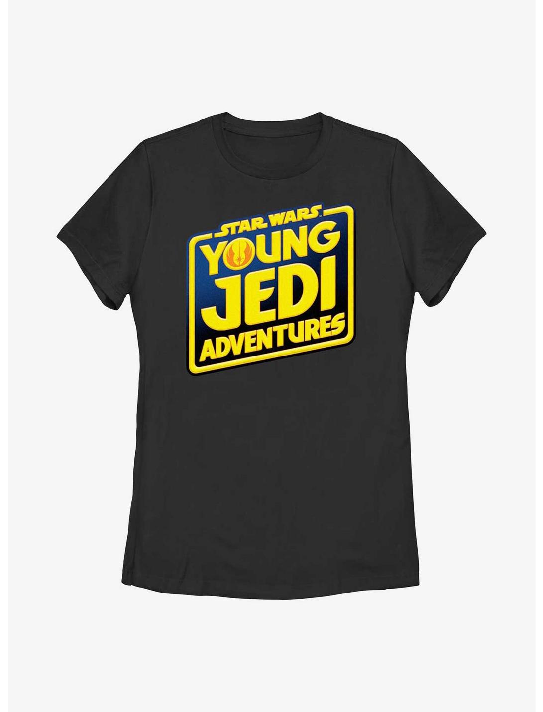 Star Wars: Young Jedi Adventures Logo Womens T-Shirt, BLACK, hi-res