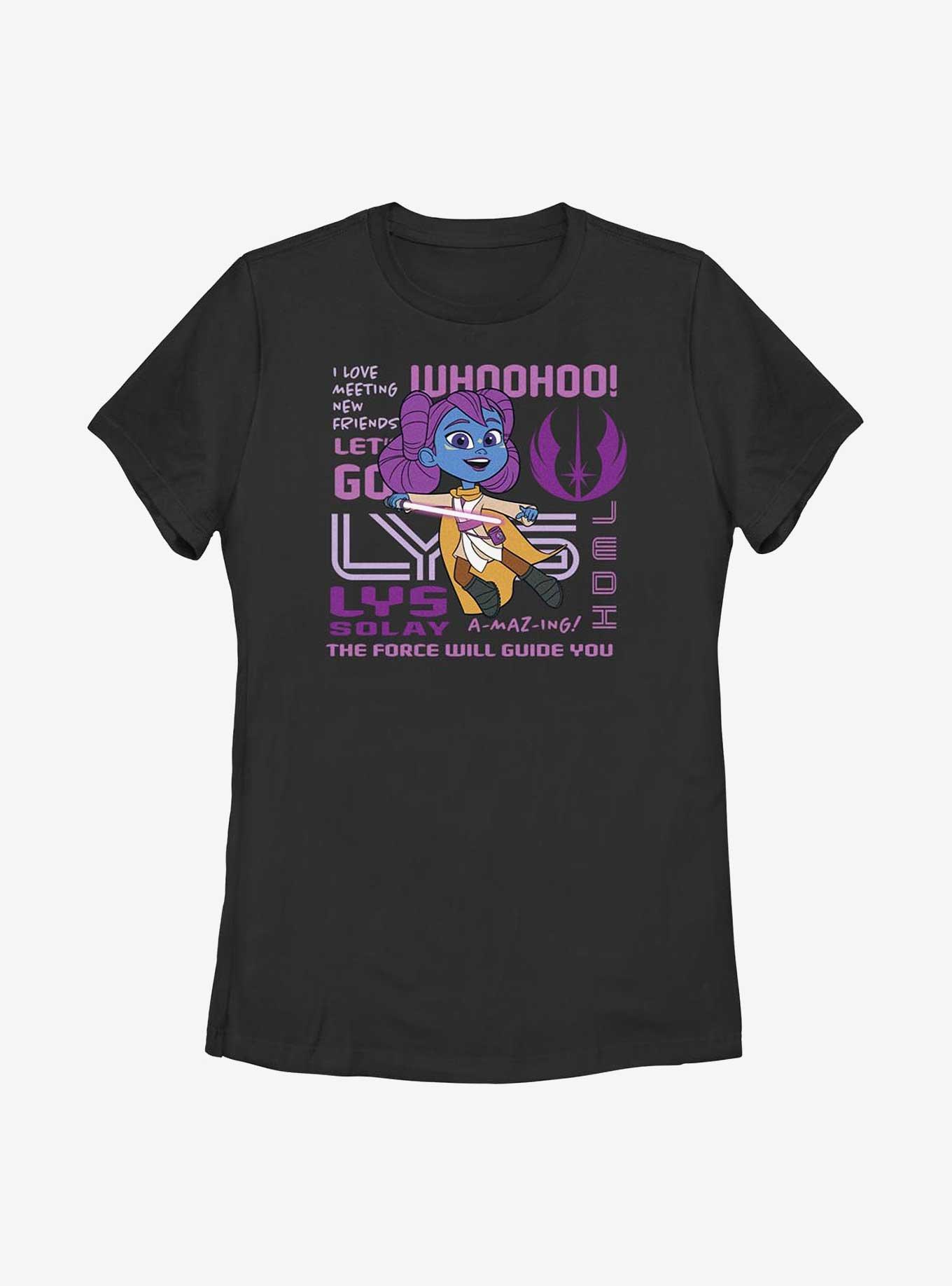Star Wars: Young Jedi Adventures Lyz Solay Phrases Womens T-Shirt, , hi-res