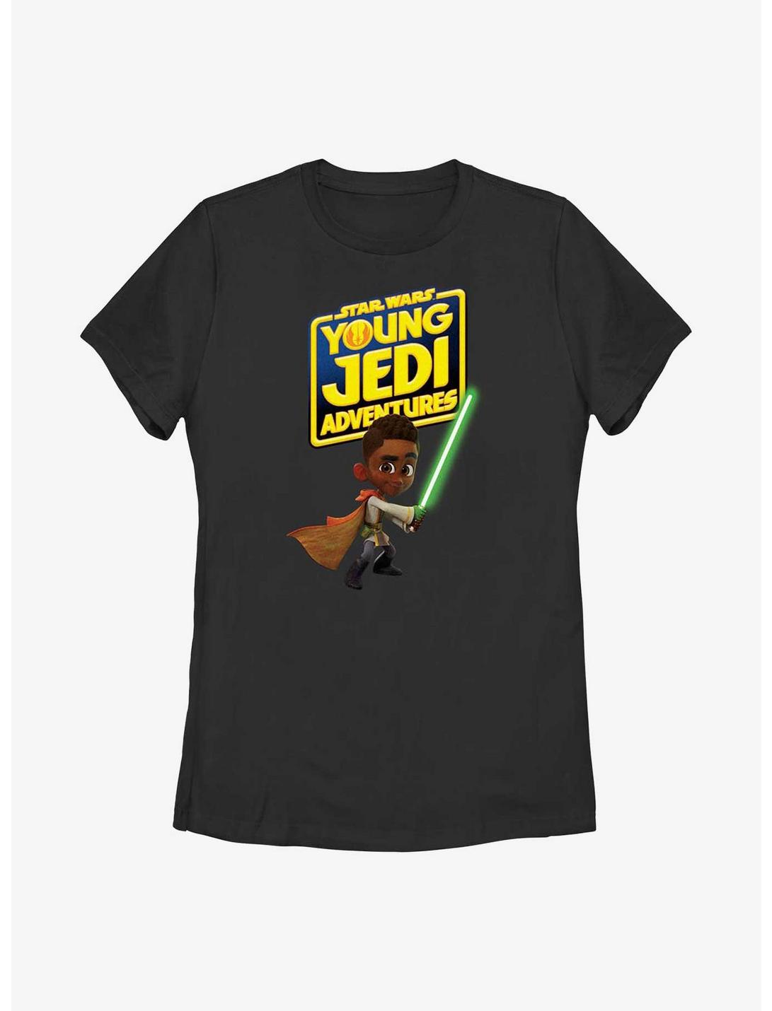 Star Wars: Young Jedi Adventures Young Jedi Kai Womens T-Shirt, BLACK, hi-res