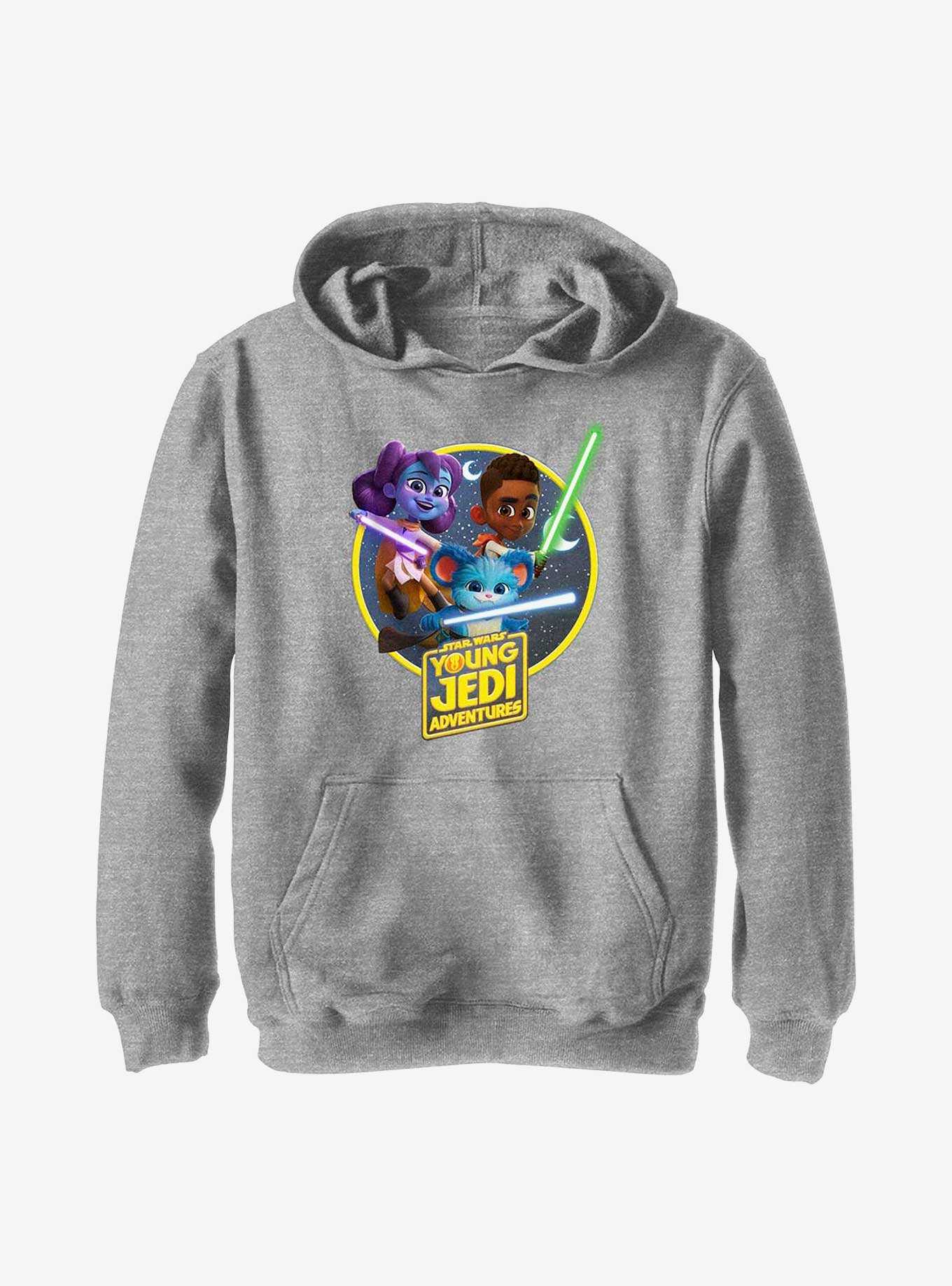Star Wars: Young Jedi Adventures Jedi Initiates Lys Solay Kai Brightstar and Nubs Youth Hoodie, , hi-res
