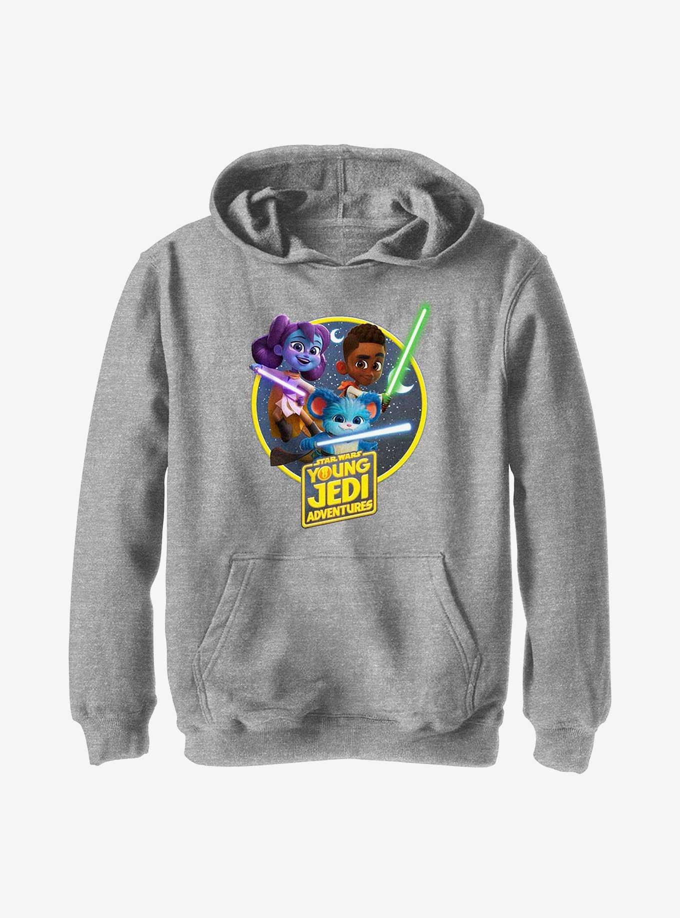 Star Wars: Young Jedi Adventures Jedi Initiates Lys Solay Kai Brightstar and Nubs Youth Hoodie, , hi-res