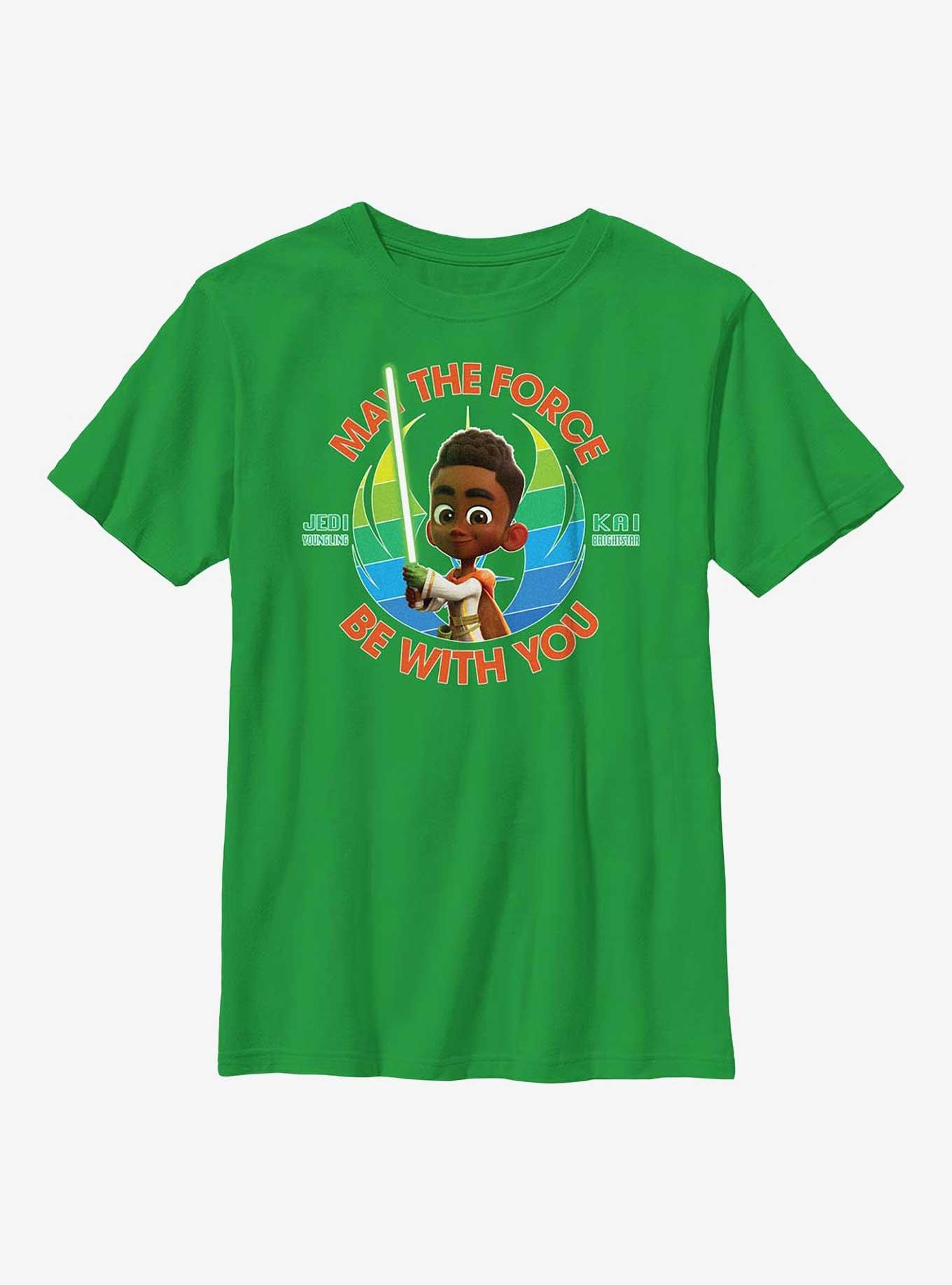Star Wars: Young Jedi Adventures Kai Brightstar May The Force Be With You Youth T-Shirt, , hi-res