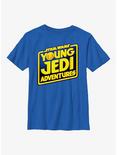 Star Wars: Young Jedi Adventures Logo Youth T-Shirt, ROYAL, hi-res