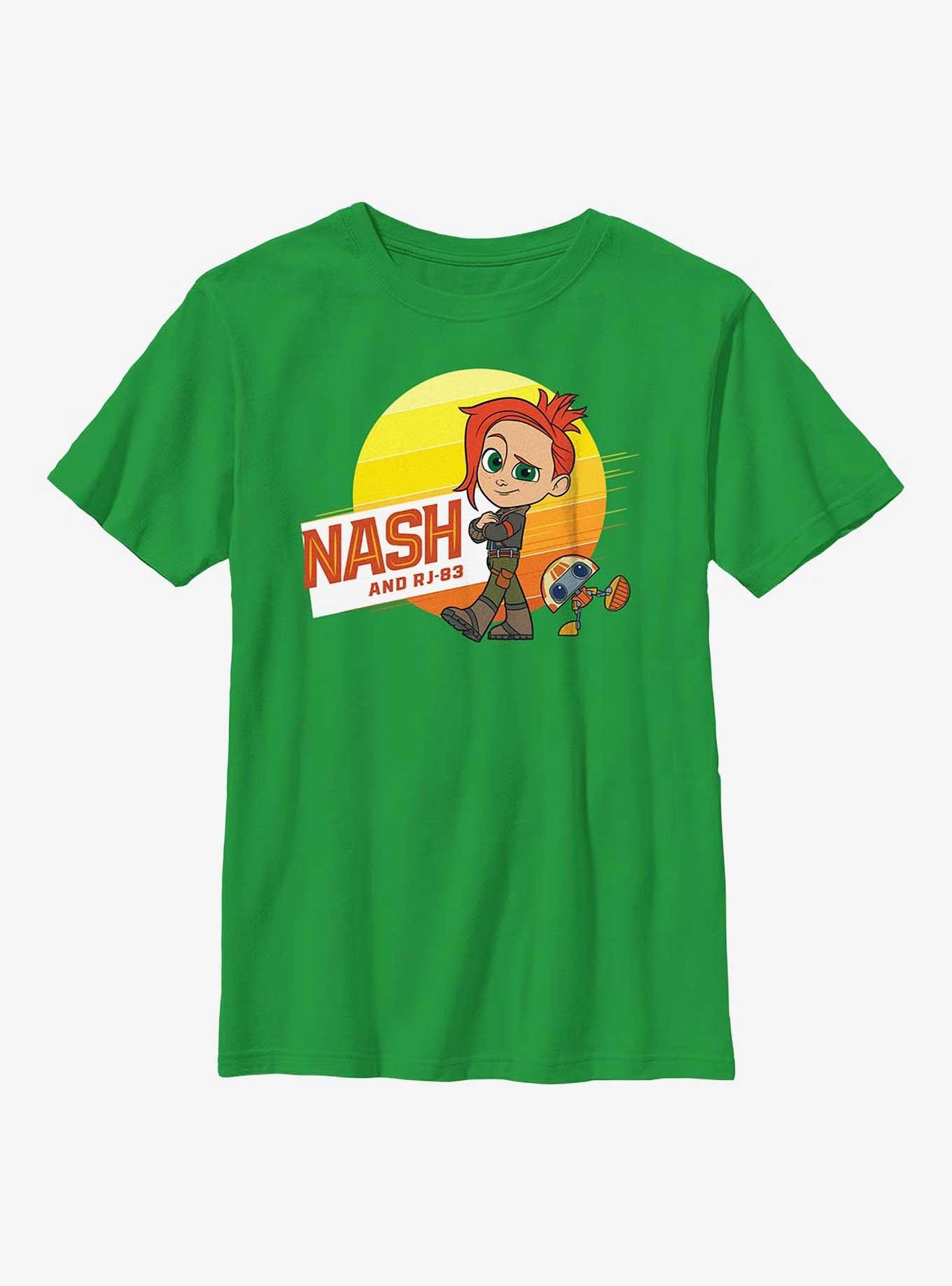 Star Wars: Young Jedi Adventures Nash and RJ-83 Youth T-Shirt, , hi-res