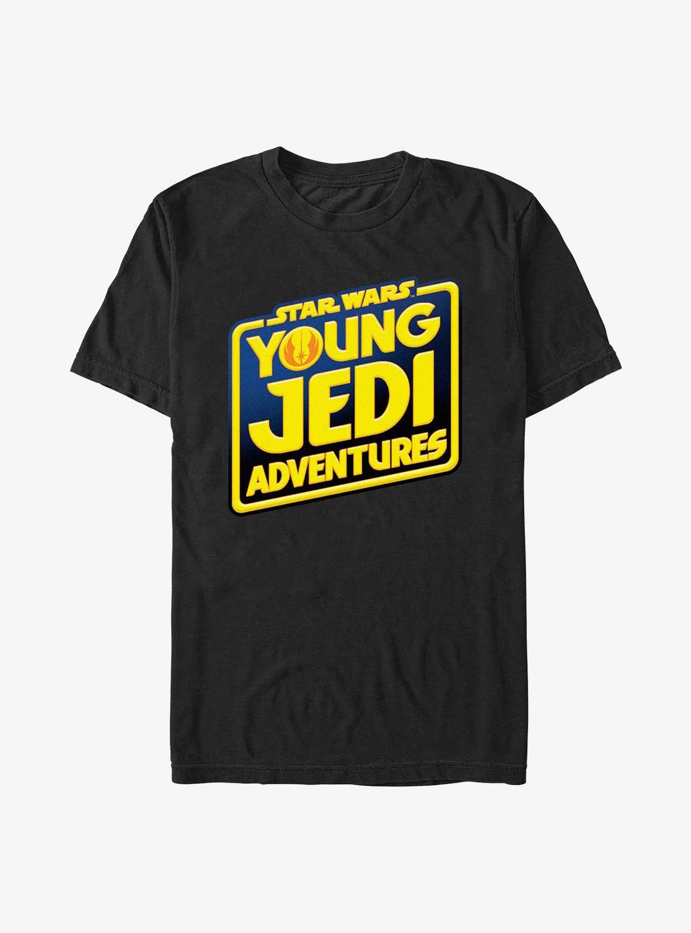 Star Wars: Young Jedi Adventures Logo T-Shirt, BLACK, hi-res