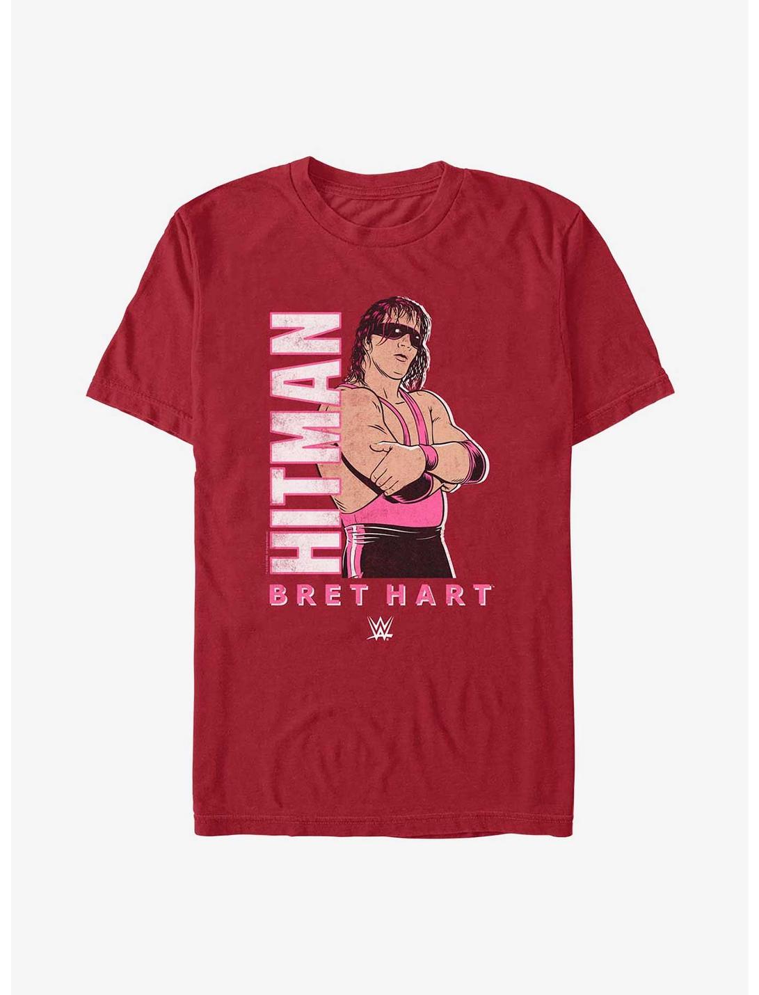 WWE Bret The Hitman Hart T-Shirt, CARDINAL, hi-res