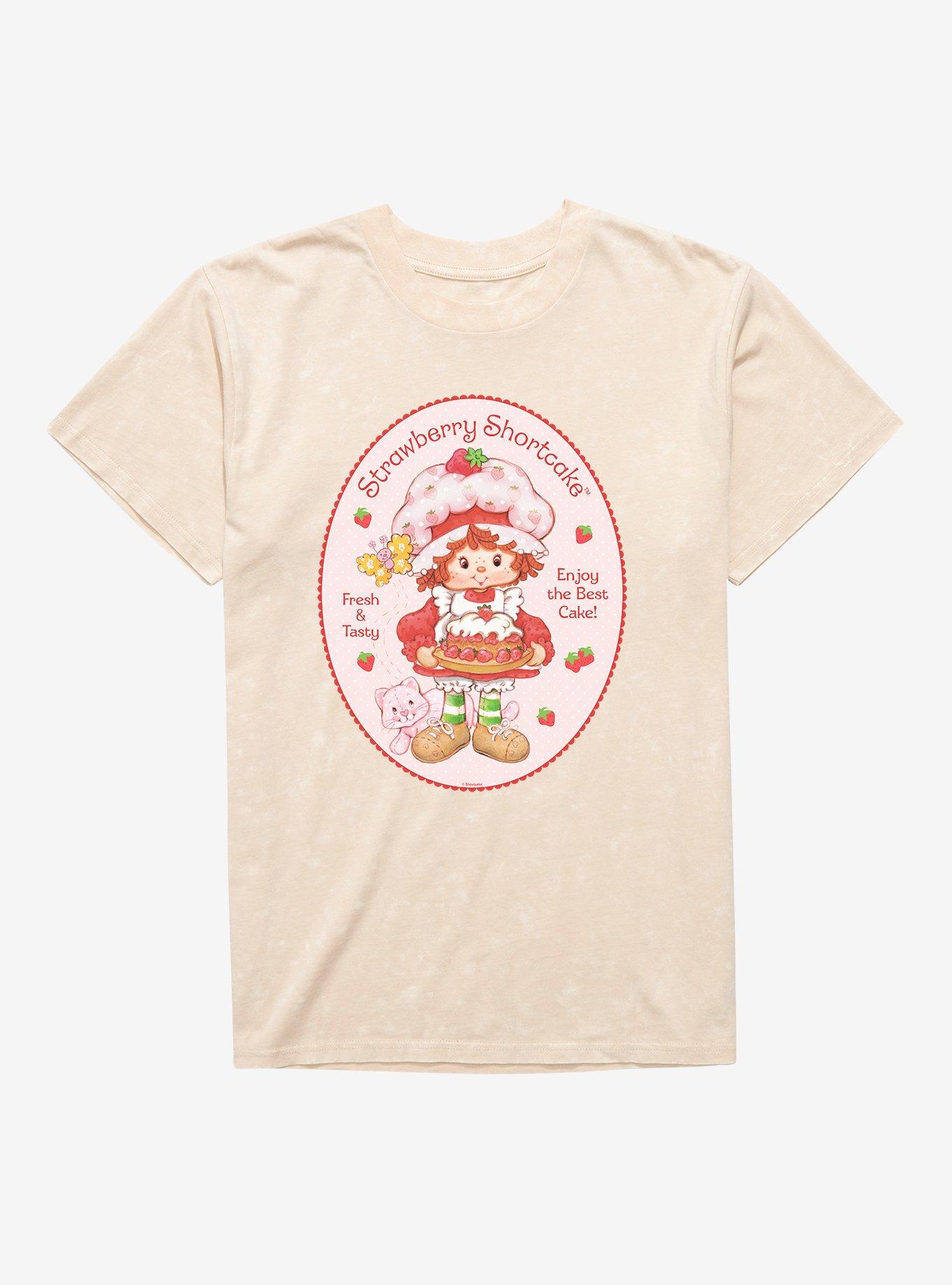 Strawberry Shortcake & Custard Fresh & Tasty Mineral Wash T-Shirt, , hi-res