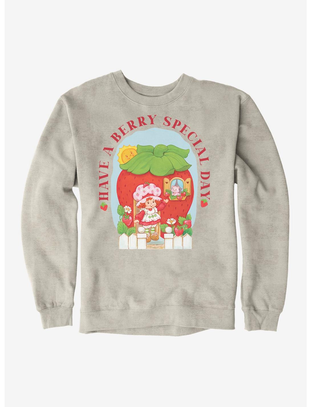 Strawberry Shortcake Berry Special Day Sweatshirt, OATMEAL HEATHER, hi-res