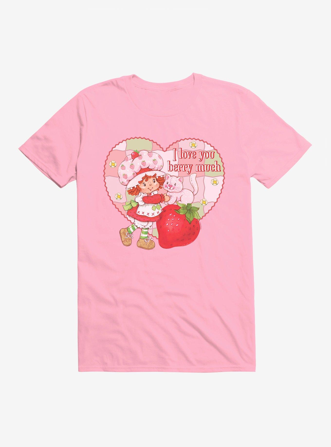 Strawberry Shortcake & Custard I Love You Berry Much T-Shirt, , hi-res