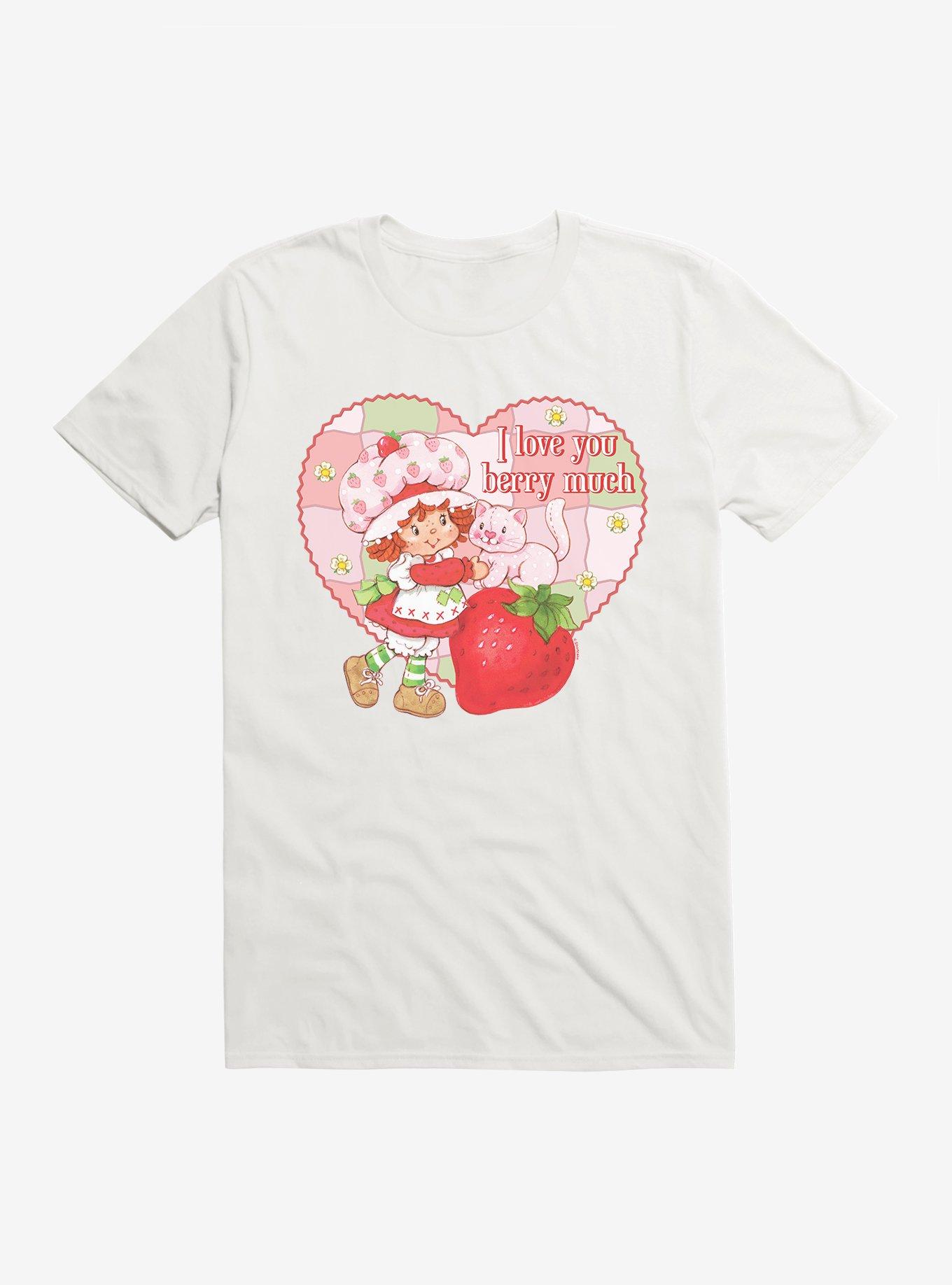 Strawberry Shortcake & Custard I Love You Berry Much T-Shirt, , hi-res