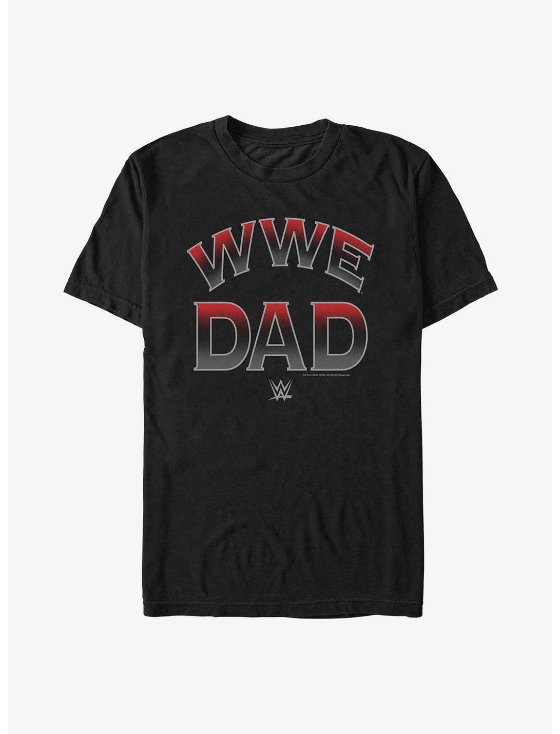 WWE Dad Ombre Logo T-Shirt, BLACK, hi-res