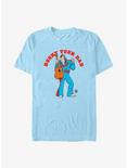 WWE Honky Tonk Dad Cartoon Portrait T-Shirt, LT BLUE, hi-res