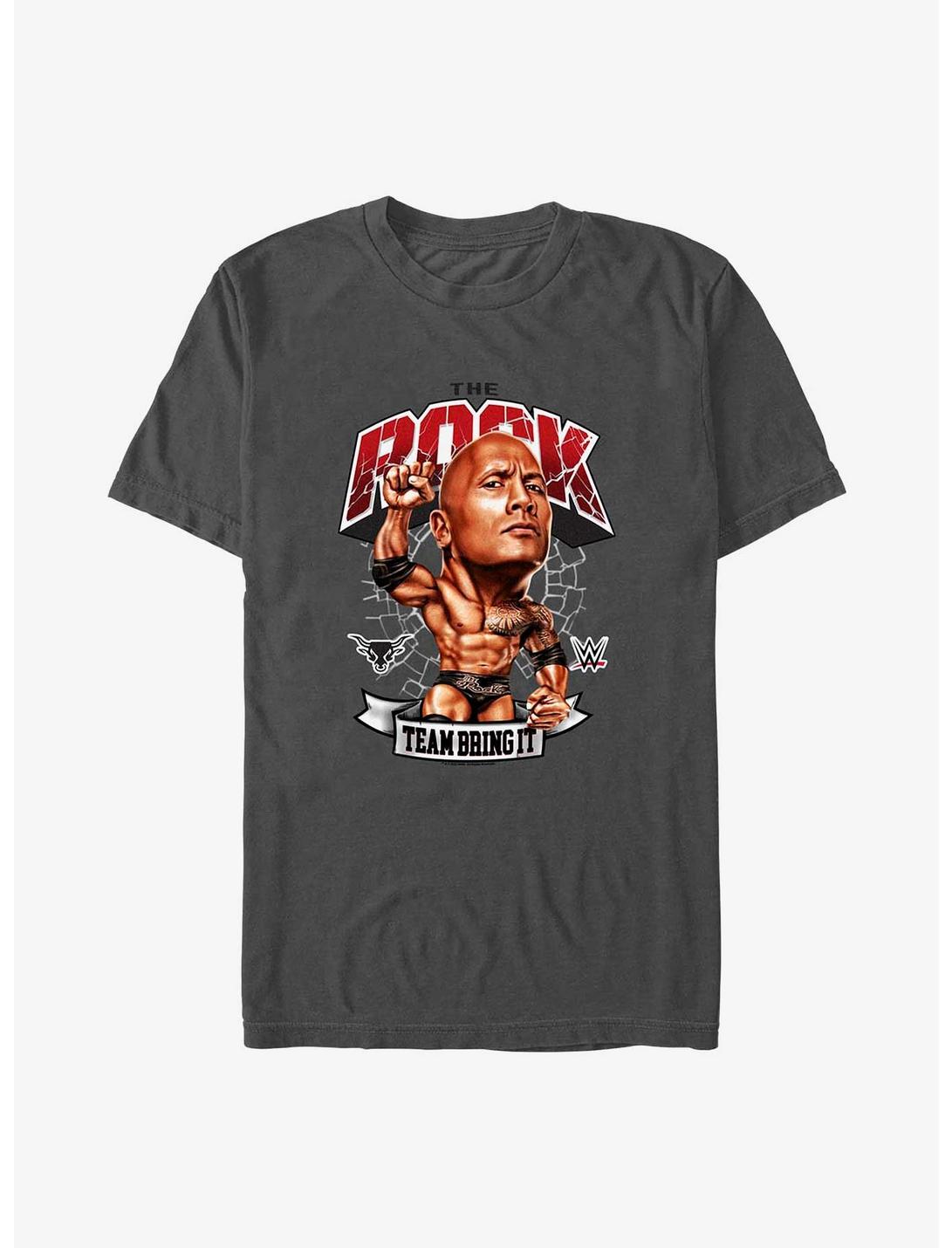 WWE The Rock Team Bring It T-Shirt, CHARCOAL, hi-res