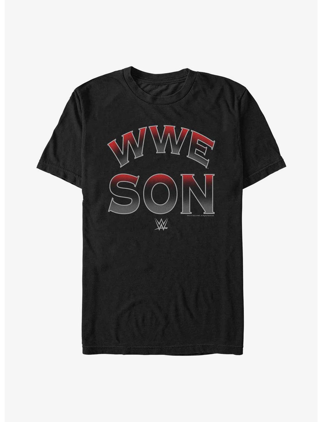 WWE Son Ombre Logo T-Shirt, BLACK, hi-res
