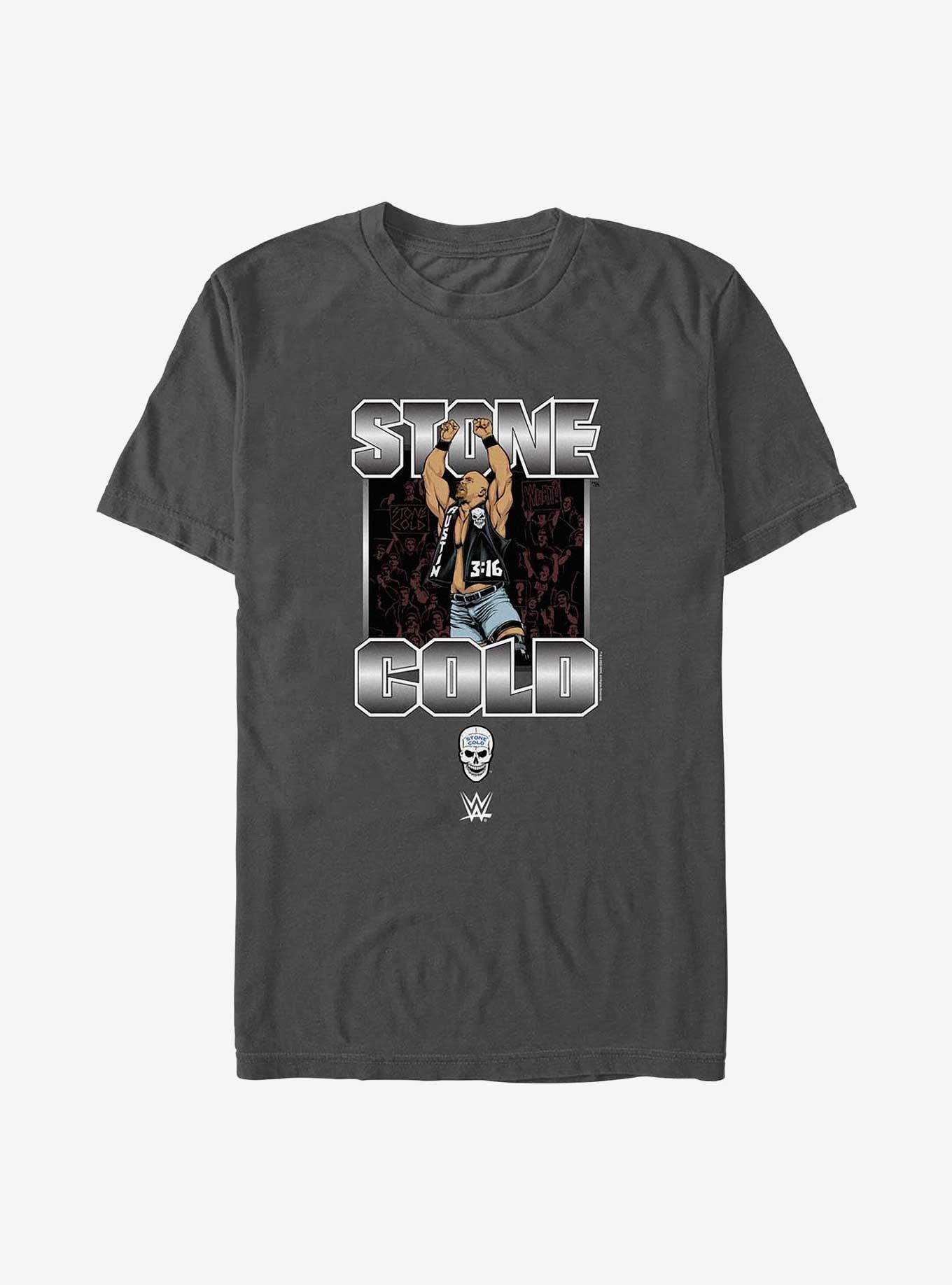 WWE Stone Cold Steve Austin Crowd T-Shirt, CHARCOAL, hi-res