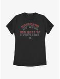 WWE Family Ombre Logo Womens T-Shirt, BLACK, hi-res