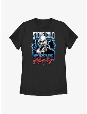 Plus Size WWE Stone Cold Steve Austin Lightning Frame Womens T-Shirt, , hi-res