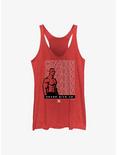 WWE John Cena Cenation Never Give Up Womens Tank Top, RED HTR, hi-res