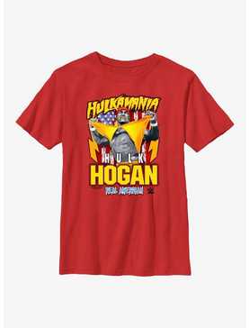 WWE Hulk Hogan Hulkamania Real American Youth T-Shirt, , hi-res