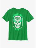 WWE Stone Cold Steve Austin Green Skull Youth T-Shirt, KELLY, hi-res