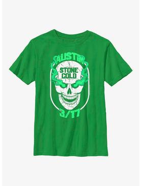 WWE Stone Cold Steve Austin Green Skull Youth T-Shirt, , hi-res