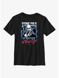 WWE Stone Cold Steve Austin Lightning Frame Youth T-Shirt, BLACK, hi-res