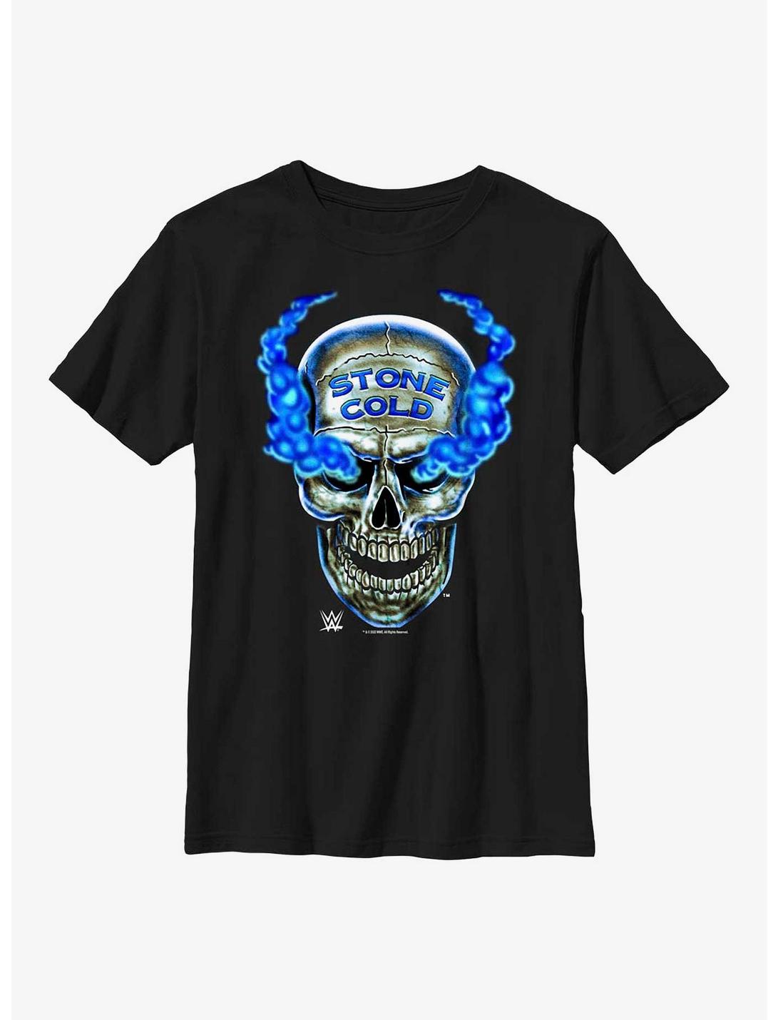 WWE Stone Cold Steve Austin 3:16 Skull Youth T-Shirt, BLACK, hi-res