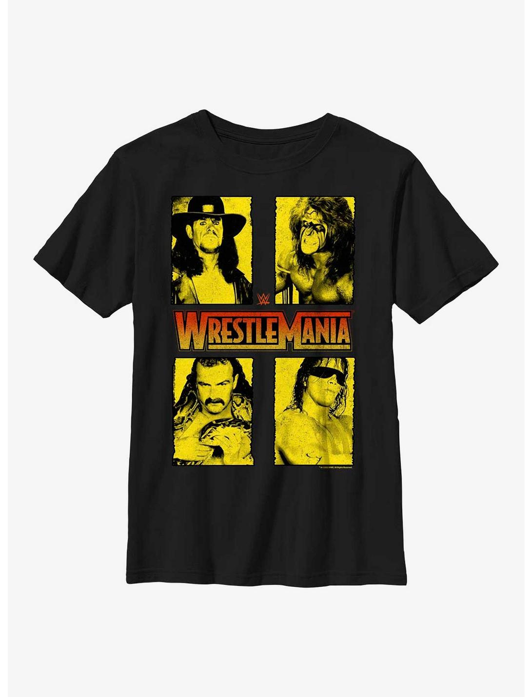 WWE WrestleMania Legends Youth T-Shirt, BLACK, hi-res