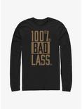 WWE Becky Lynch 100% Bad Lass Long-Sleeve T-Shirt, BLACK, hi-res