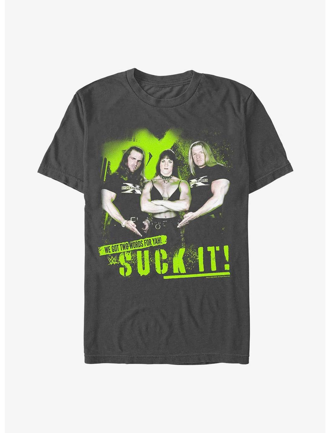 WWE D-Generation X Two Words For Yah! T-Shirt, CHARCOAL, hi-res