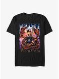 WWE Drew McIntyre Scottish Warrior Medieval Metal Poster T-Shirt, BLACK, hi-res