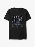 WWE The Judgment Day Group Poster T-Shirt, BLACK, hi-res