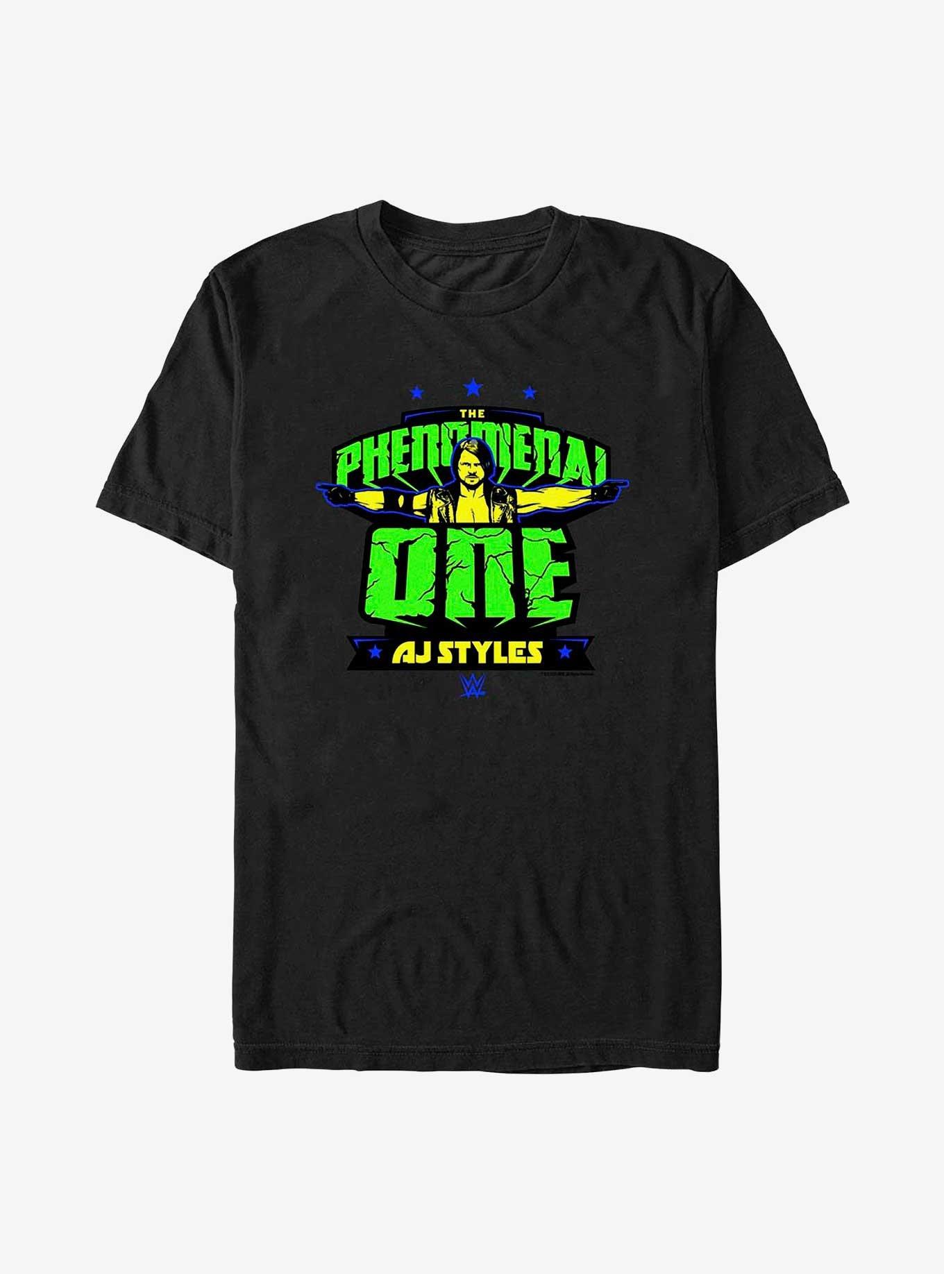 WWE The Phenomenal One AJ Styles T-Shirt, BLACK, hi-res